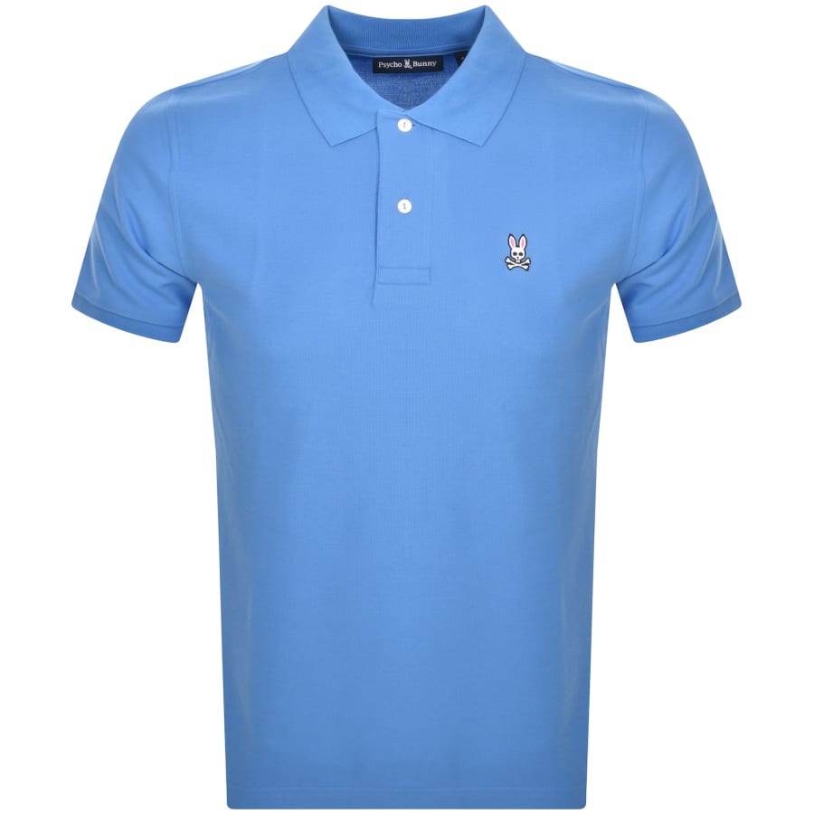Psycho Bunny Classic Polo Shirt Colour Blue Size Medium
